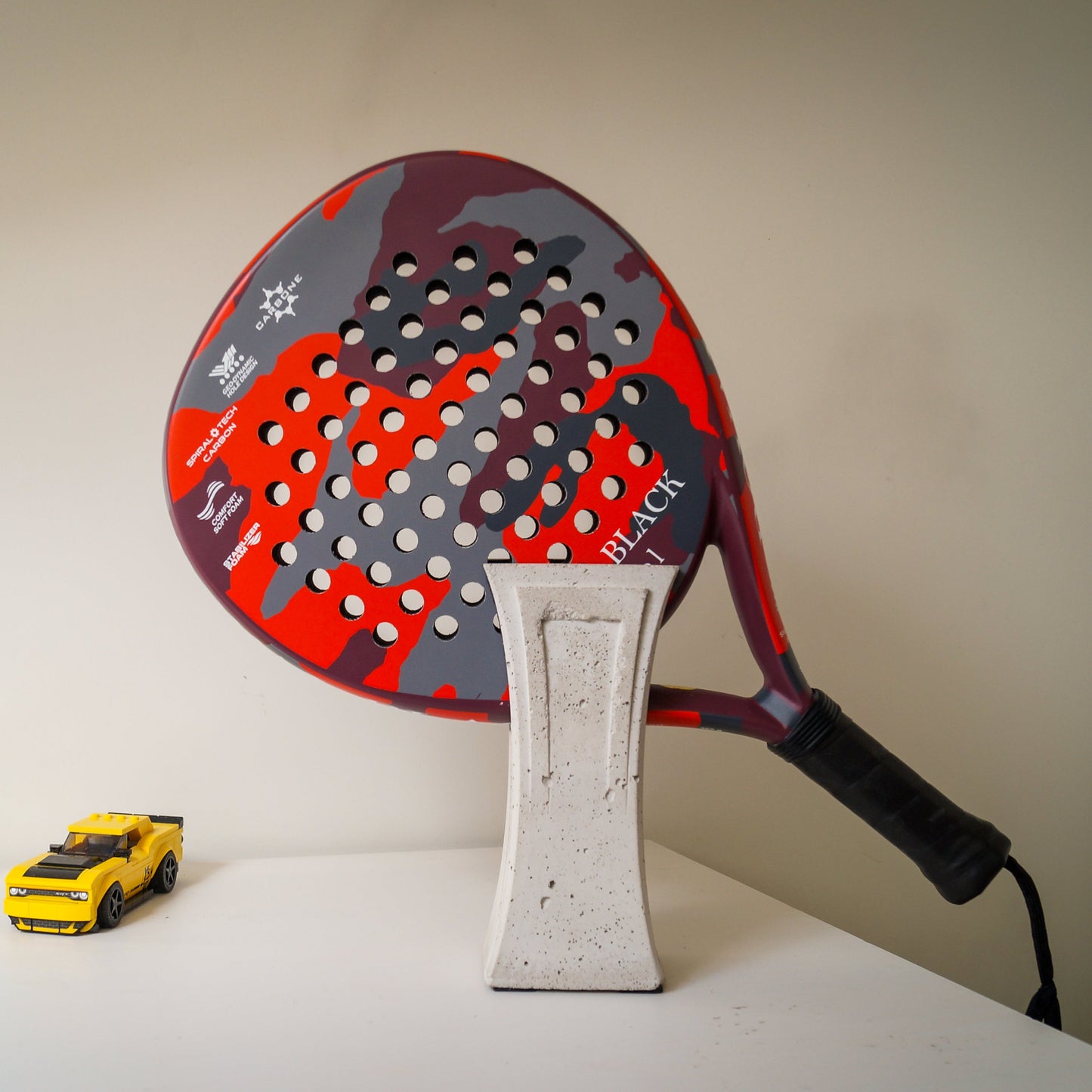 Padel racket holder